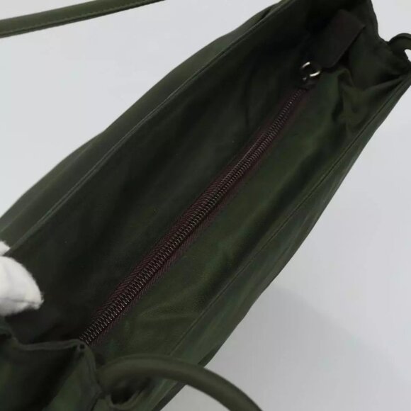 PRADA Tote Bag Nylon Green Auth - Picture 7 of 16